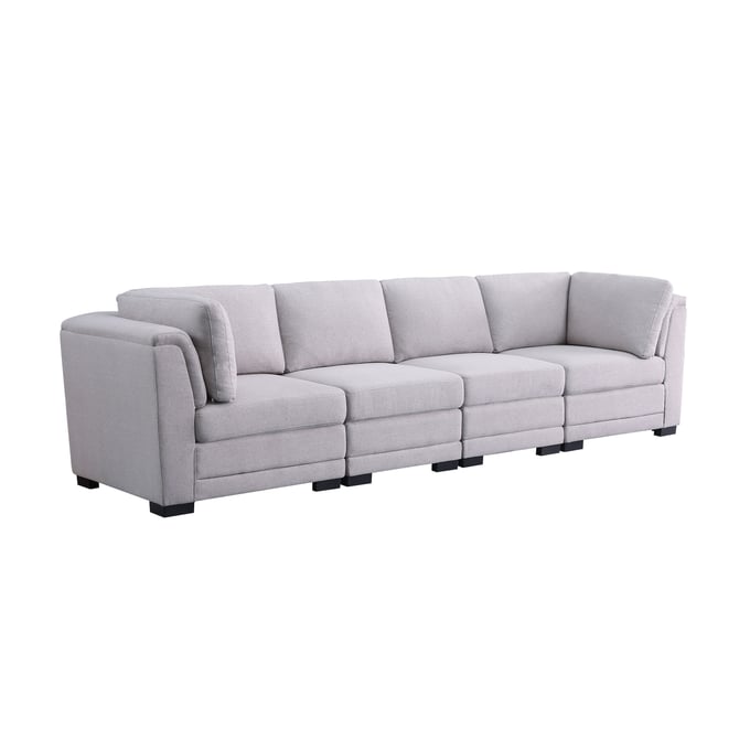 Light grey modular online lounge