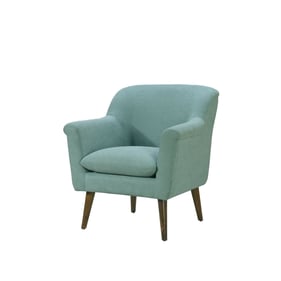 Lilola Home Shelby Aquamarine Teal Woven Accent Arm Chair