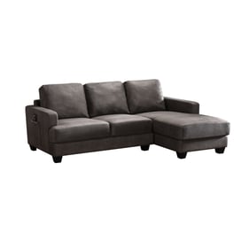 Lilola Home Caleb Gray Fabric Sectional