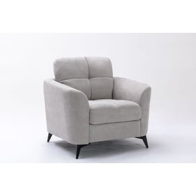 Lilola Home Callie Light Gray Fabric Chair