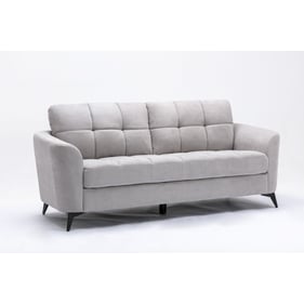 Lilola Home Callie Light Gray Fabric Sofa