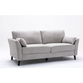 Lilola Home Damian Light Gray Fabric Sofa