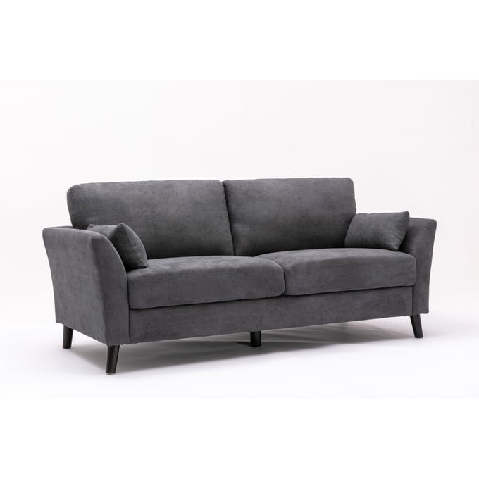 Lilola Home Damian Gray Fabric Sofa LILO-89728-S