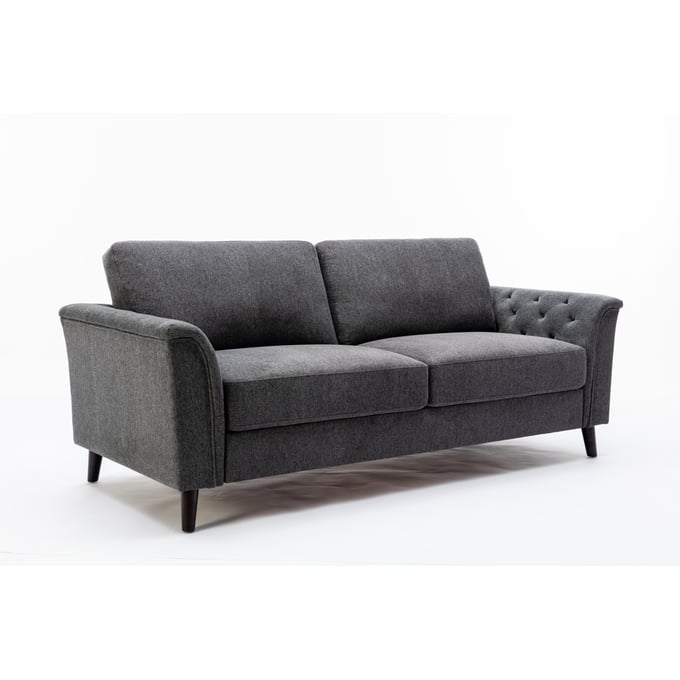 Lilola Home Stanton Dark Gray Sofa LILO-89730-S