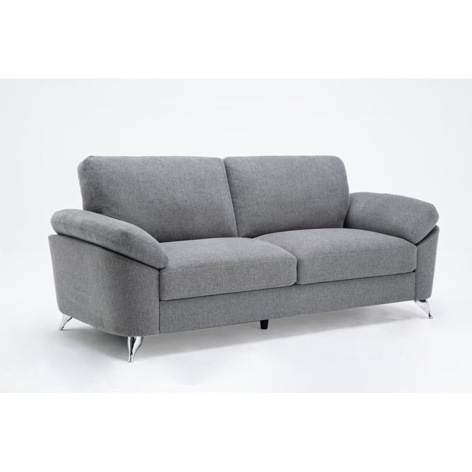 Lilola Home Villanelle Light Gray Sofa LILO-89732-S