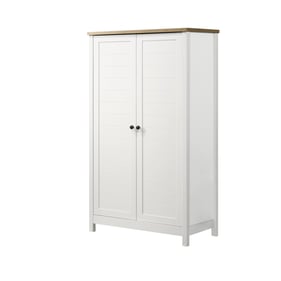 Lilola Home Claire White Storage Cabinet