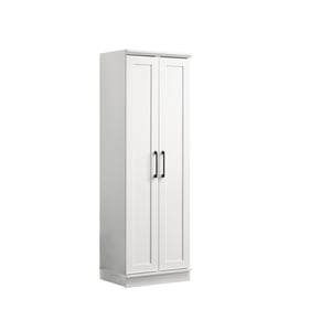 Lilola Home Evelyn White Sleek Storage Cabinet