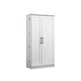 Lilola Home Lincoln White Storage Cabinet