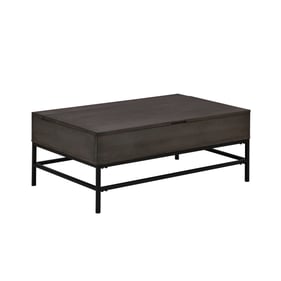 Lilola Home Ava Espresso Lift Top Coffee Table