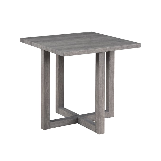 Lilola Home Moseberg Distressed Gray End Table LILO-98012