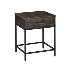 Lilola Home Cliff Brown End Table