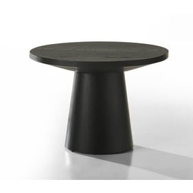 Lilola Home Jasper Ebony Round Black End Table