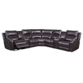 4308 WINSTON SECTIONAL - CONSOLE 4375LV BROWN LE