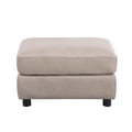 4868 WALTZ OTTOMAN 2336 STONE LEATHER-SPLIT