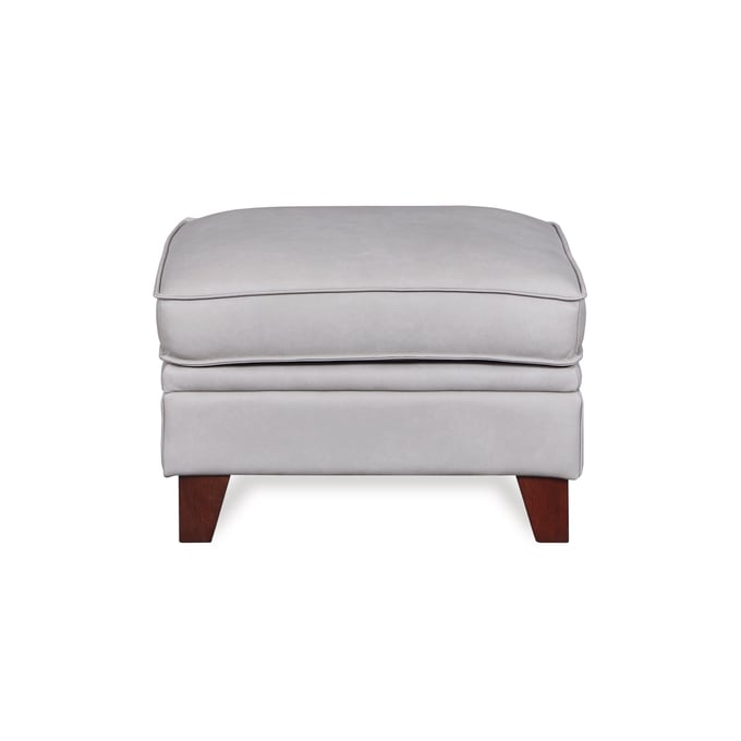 Leather Italia USA Cambria Grey Stanton Ottoman LIU-1444-5313-009305S