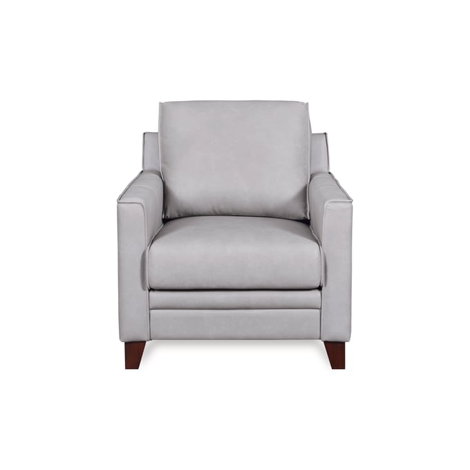 Leather Italia USA Cambria Grey Stanton Chair LIU-1444-5313-019305S