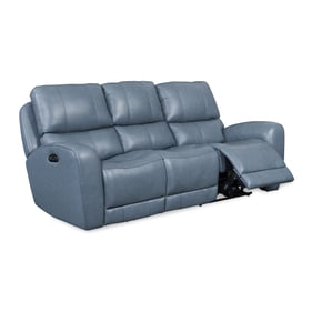 Leather Italia USA Cambria Blue Sofa