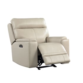 Leather Italia USA Cambria Taupe Bryant Glider Chair