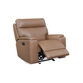 Leather Italia USA Cambria Tuscan Tan Bryant Glider Chair