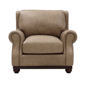 Leather Italia USA Georgetowne Beige Tilton Chair