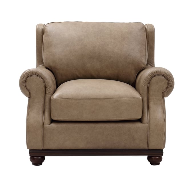 Leather Italia USA Georgetowne Beige Tilton Chair LIU-1669-2223-018096