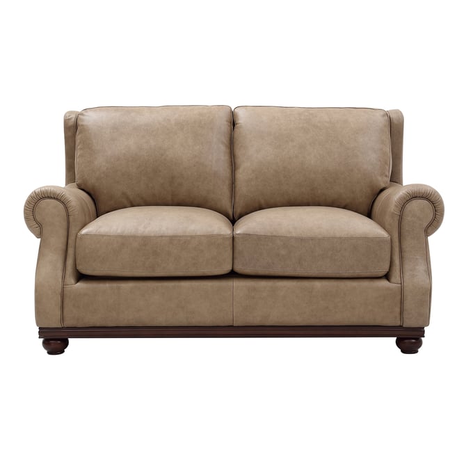 Leather Italia USA Georgetowne Beige Tilton Loveseat LIU-1669-2223-028096