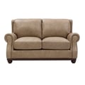 2223 TILTON LOVESEAT 8096 BEIGE LEATHER - SPLIT