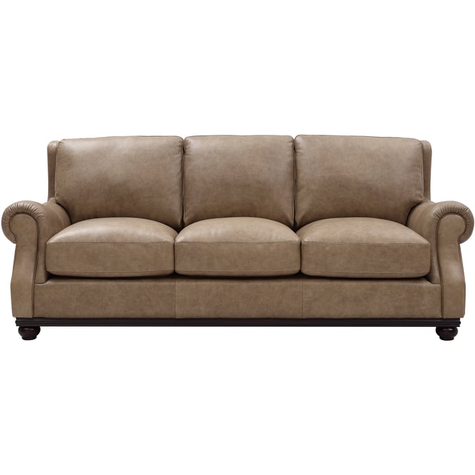 Leather Italia USA Georgetowne Beige Tilton Sofa LIU-1669-2223-038096