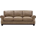 2223 TILTON SOFA 8096 BEIGE LEATHER - SPLIT