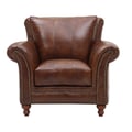 2239 BUTLER CHAIR 6618 BROWN 100 TOP GRAIN