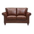 2239 BUTLER LOVESEAT 6618 BROWN 100 TOP GRAIN