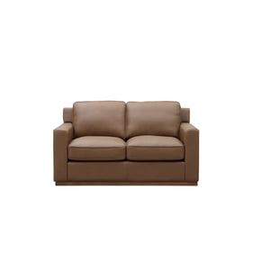 Leather Italia USA Georgetowne Brown Mason Loveseat