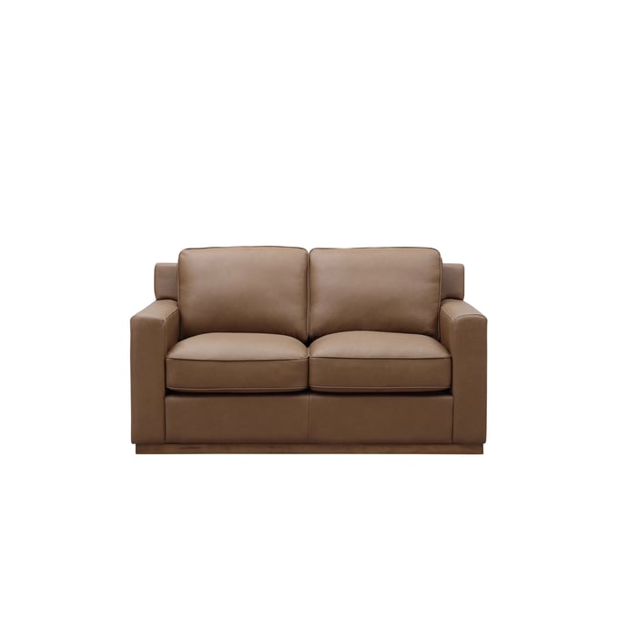 Leather Italia USA Georgetowne Brown Mason Loveseat LIU-1669-6213-021302S