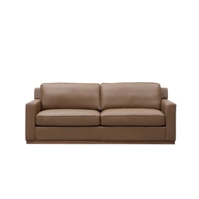 Leather Italia USA Georgetowne Brown Mason Sofa