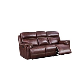 Leather Italia USA Georgetowne Brown Fresno Sofa