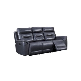 Leather Italia USA Georgetowne Grey Bullard Sofa