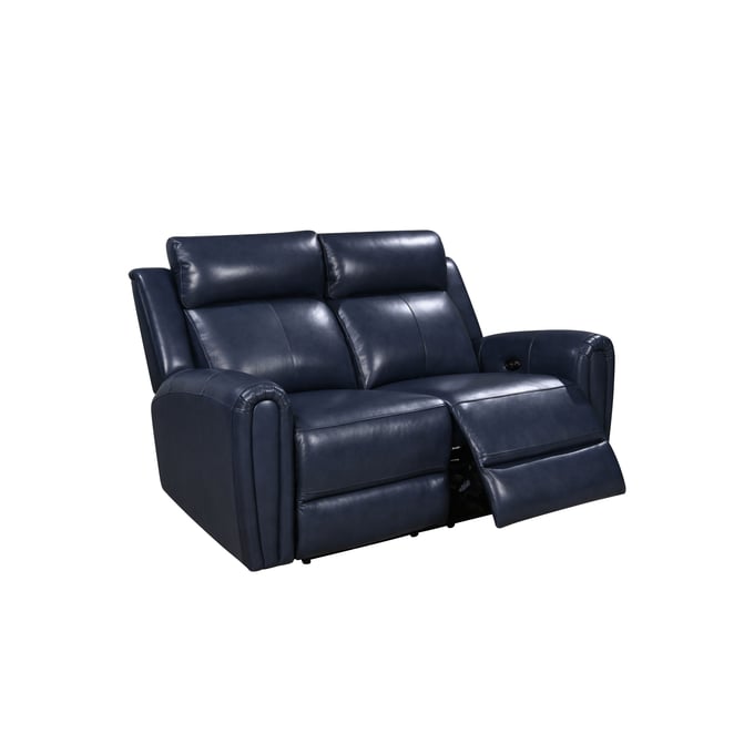 Leather Italia USA Royce Blue Loveseat LIU-1712-E3215-027378LV