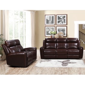 Leather Italia USA Royce Brown 2pc Living Room Set