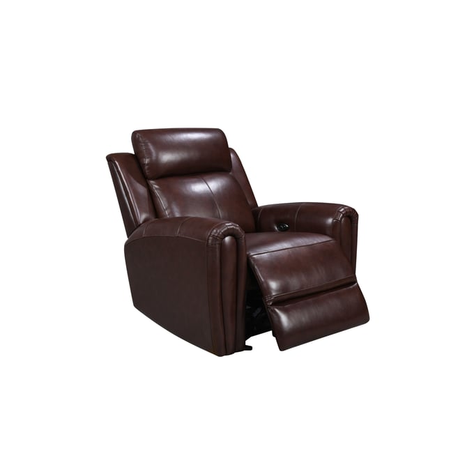 Leather Italia USA Royce Brown Glider Recliner LIU-1712-E3215G-017030LV