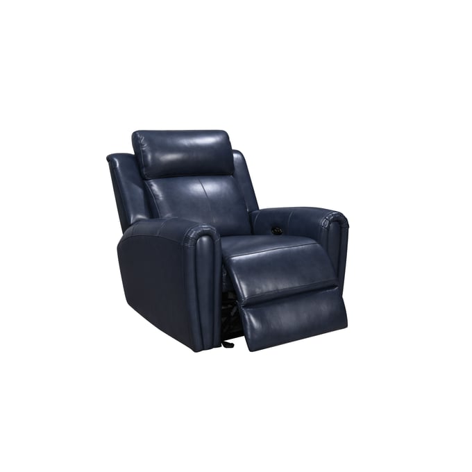 Leather Italia USA Royce Blue Glider Recliner LIU-1712-E3215G-017378LV