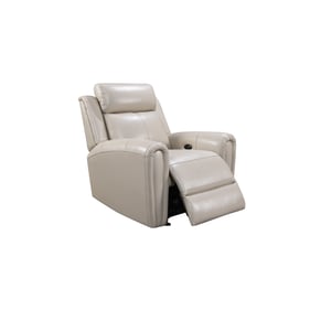 Leather Italia USA Royce Cream Glider Recliner