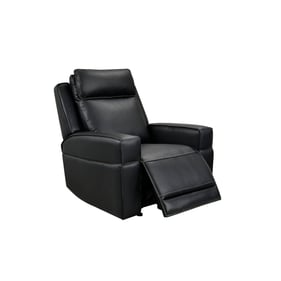 Leather Italia USA Royce Black Valley Glider Chair