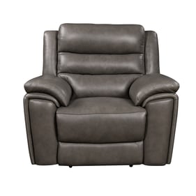 Leather Italia USA Royce Grey Destin Chair