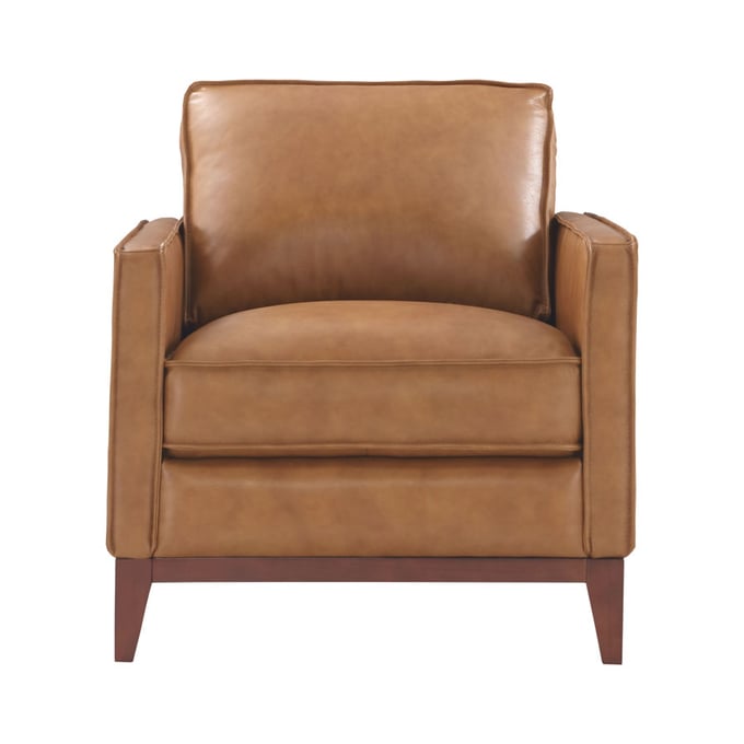 Leather Italia USA Georgetowne Camel Newport Chair LIU-1669-6394-01177137