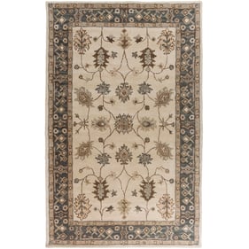 Livabliss Middleton Ivory Medium Gray Beige Handmade Rug - 96x60