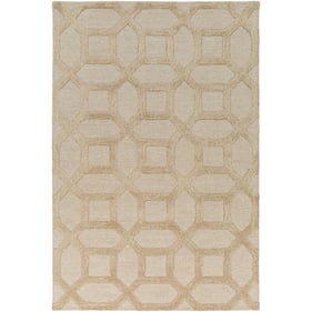 Livabliss Arise Light Beige Tan Handmade Rug - 108x72