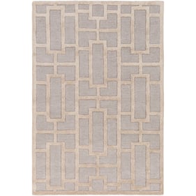 Livabliss Arise Light Gray Beige Handmade Rug - 60x36