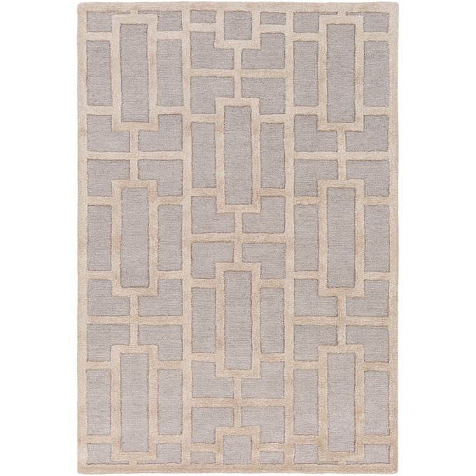 Livabliss Arise Light Gray Beige Handmade Rug - 60x36 AWRS2141-35