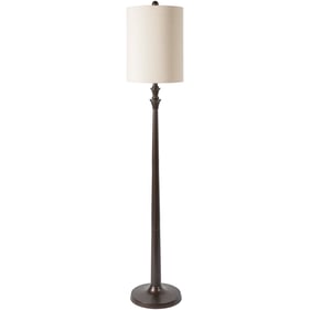 Livabliss Bettiny Black Beige White Accent Floor Lamp