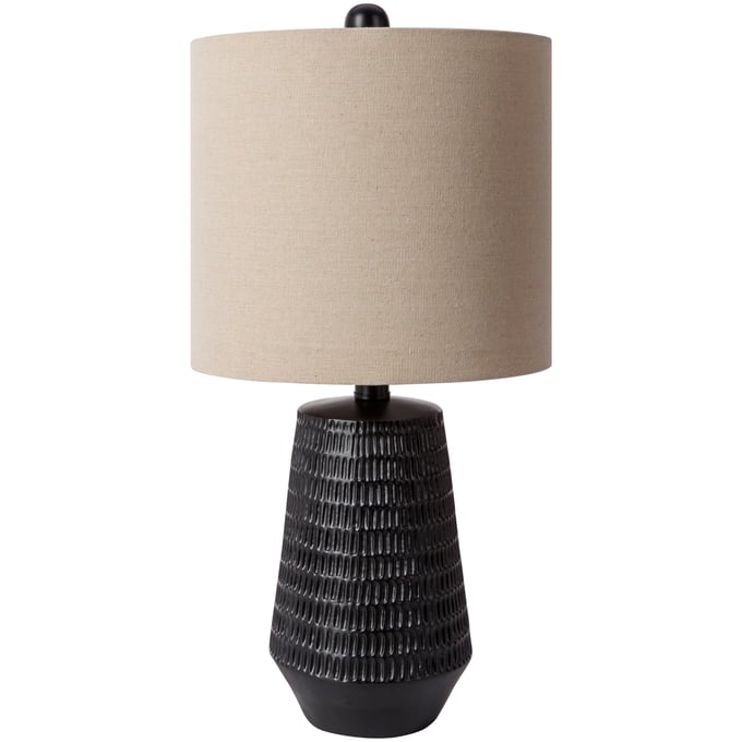 Livabliss Leipzig Black Beige White Accent Table Lamp LPZ-002